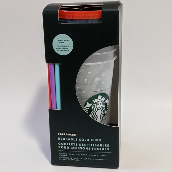 New Starbucks Summer 2021 Color Changing Confett - Picture 7 of 11